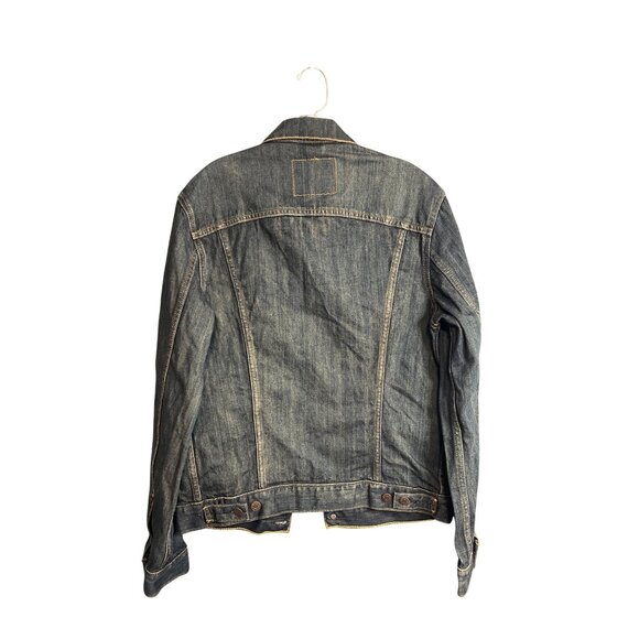 Levis Mens Denim Trucker Jacket Medium Classic - Picture 2 of 9